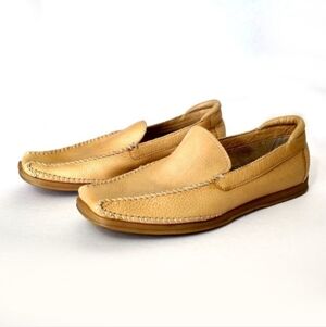 STACY ADAMS Flexible Genuine Soft Leather Slip On Loafer Shoe Mens Size 9